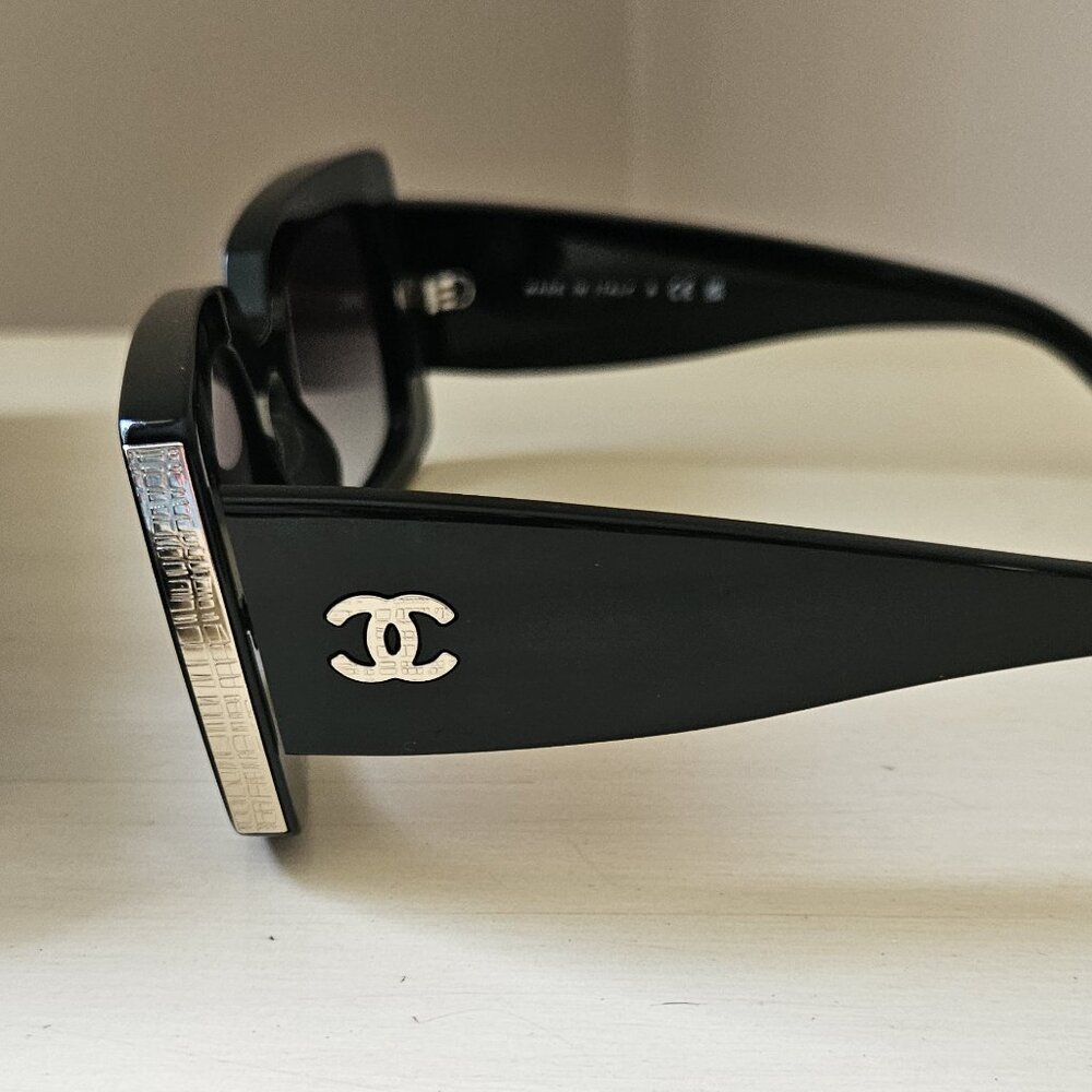 Chanel Rectangle Sunglasses - image 4